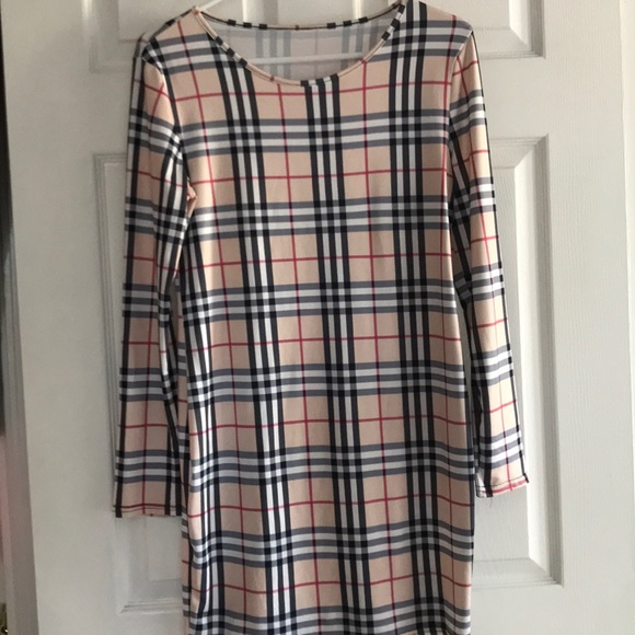 Dresses | Burberry Inspired Dress Above